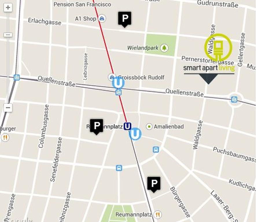 Smart Apart Living - Wien Hauptbahnhof - Self Check-In מראה חיצוני תמונה